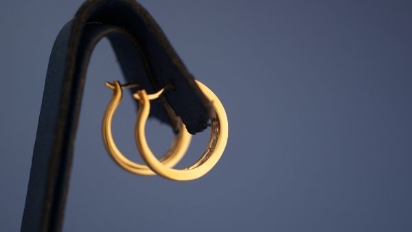 Ideas for 50th Wedding Anniversary Gifts No 2: Pair of Gold Hoops