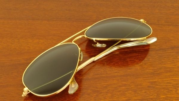 Ideas for 50th Wedding Anniversary Gifts No 4: Gold-Rimmed Sunglasses