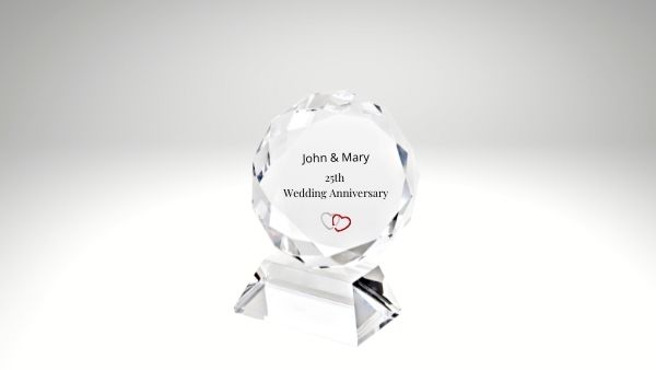 25th-Wedding Anniversary Gift Idea 14: Anniversary Plaque