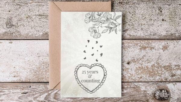 25th-Wedding Anniversary Gift Idea 26: Printable Cards