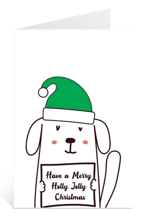 50+ Printable Christmas Cards for Free - CheerfulCouple