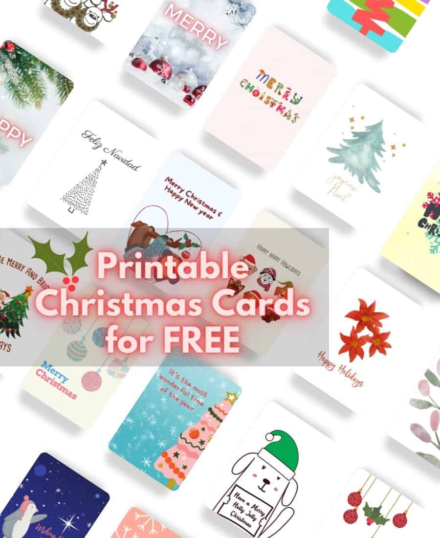 printable christmas cards