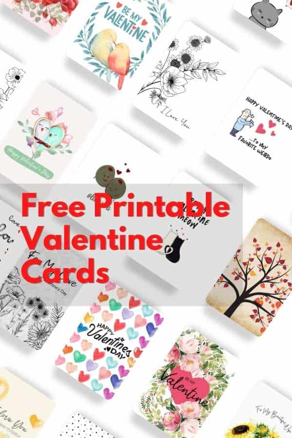 Printable Valentine Cards - 47+ Free Downloadable Cards